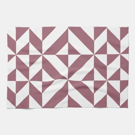 Pum Geometric Deko Cube Pattern Geschirrtuch (Horizontal)