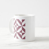 Pum Geometric Deko Cube Pattern Kaffeetasse (Vorderseite Links)
