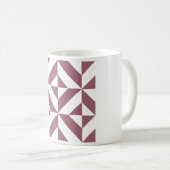 Pum Geometric Deko Cube Pattern Kaffeetasse (VorderseiteRechts)