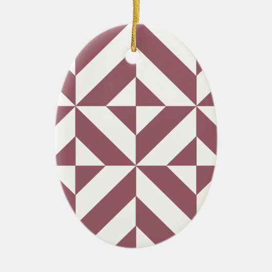 Pum Geometric Deko Cube Pattern Keramik Ornament (Vorne)