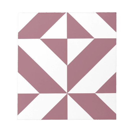 Pum Geometric Deko Cube Pattern Notizblock (Vorderseite)