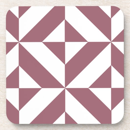 Pum Geometric Deko Cube Pattern Untersetzer (Vorderseite)
