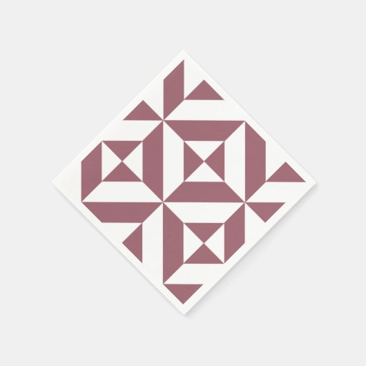 Pum Geometric Deko Pattern Serviette (Ecke)