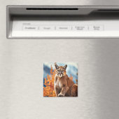 Puma Animal Wildlife Wilderness Frische Pasta mach Magnet (In Situ (Geschirrspüler))