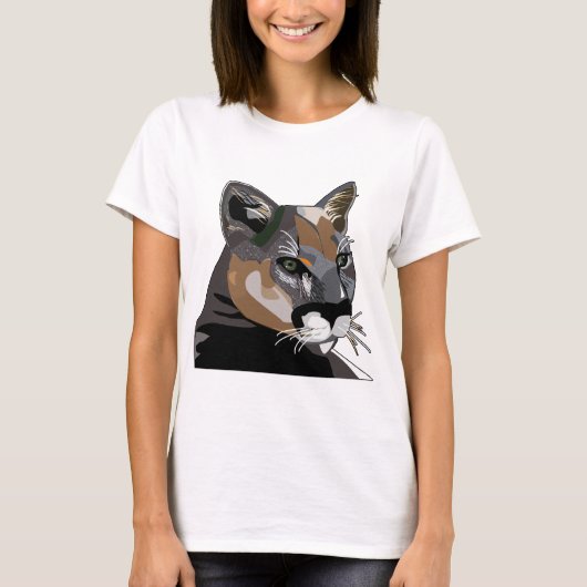 Puma, Berglöwe, Puma T-Shirt (Vorderseite)