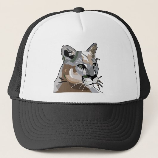 Puma, Berglöwe, Puma Truckerkappe (Vorderseite)