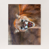 Puma Berglöwe. Puzzle (Vertikal)