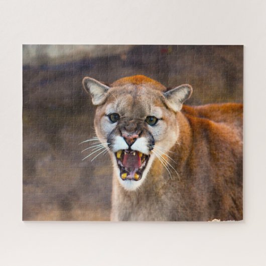 Puma Berglöwe. Puzzle (Horizontal)
