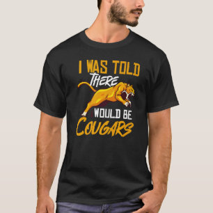 Puma Berglöwe Tier Katze Kopf Süße Wildkatze T-Shirt