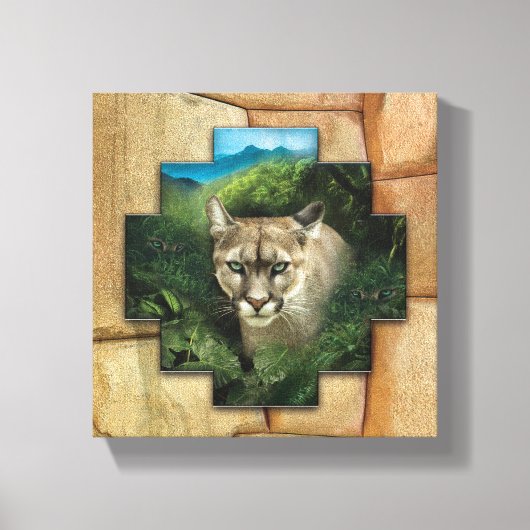 Puma - Canvas Wrap Wandkunst Leinwanddruck (Vorderseite)