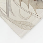 Puma Face Surreal Art Fleecedecke (Ecke)