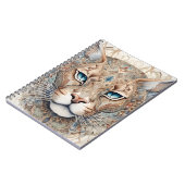 Puma Face Surreal Art Notizblock (Linke Seite)