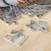 Puma Face Surreal Art Puzzle (Seite)