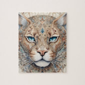Puma Face Surreal Art Puzzle (Vertikal)