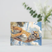 Puma I Cougar Postkarte (Stehend Vorderseite)