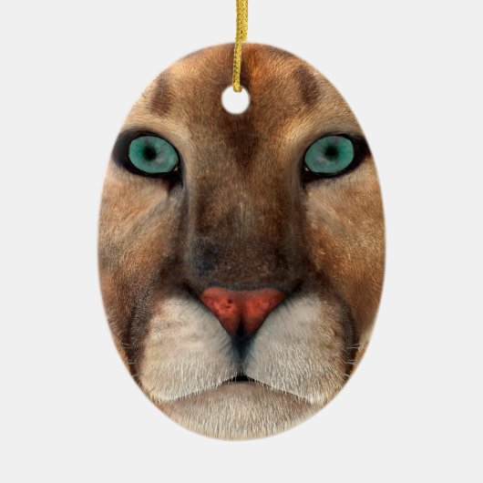 Puma Keramik Ornament (Vorne)