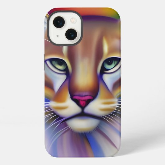 Puma-Kunst iPhone Hülle (Rückseite)