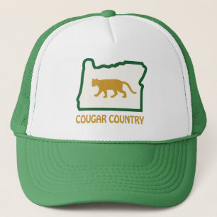 Puma-Land (Grün) Truckerkappe
