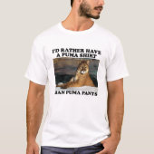 Puma Pants Funny Tshirt (Vorderseite)