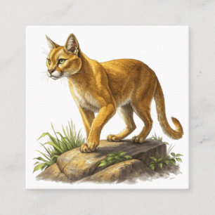 Puma Quadratische Visitenkarte
