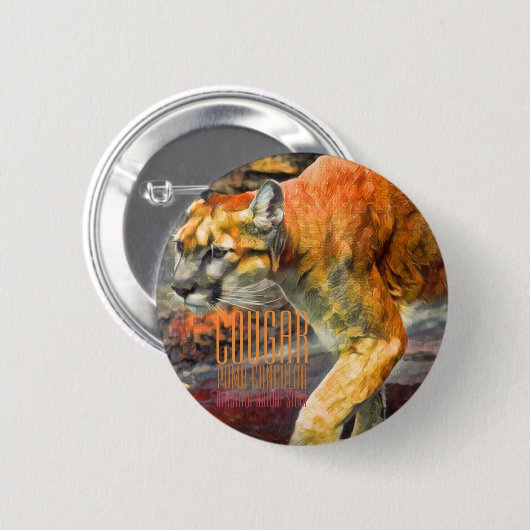 Puma [Runder Blechabzeichen] Button (Vorne & Hinten)