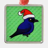 PUMA Santa Silbernes Ornament (Vorne)