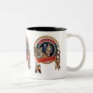 Puma von Texas Zweifarbige Tasse
