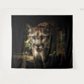 Puma Wandteppich (Vorderseite (Horizontal))