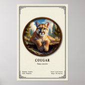 Puma Zoologie Serie Poster (Vorne)