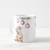 Pumamasse 11oz matte Keramiktasse Kaffeetasse (Vorderseite Links)