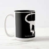 Pumapetroglyphe Zweifarbige Tasse (Links)