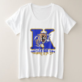 Pumas für das Leben Große Größe T-Shirt