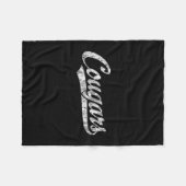 Pumas Maskottchen  Fleecedecke (Vorderseite (Horizontal))