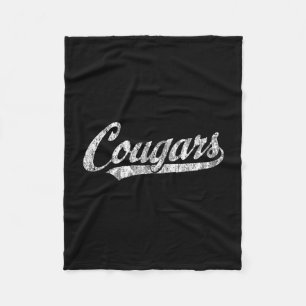 Pumas Maskottchen  Fleecedecke