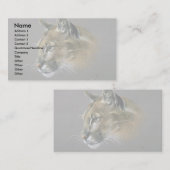 Pumastudie Visitenkarte (Vorne/Hinten)