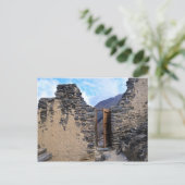 Pumatallis Temple Door to Inca Trail, Peru Postkarte (Stehend Vorderseite)