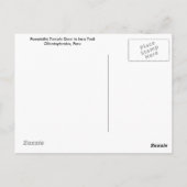 Pumatallis Temple Door to Inca Trail, Peru Postkarte (Rückseite)