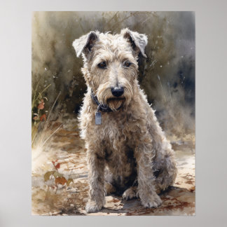 Pumi Dog Art Print Poster