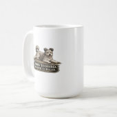 Pumi Dog – Born to Herd Forced to Relax Kaffeetasse (Vorderseite Links)