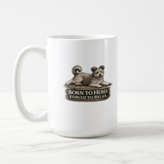 Pumi Dog – Born to Herd Forced to Relax Kaffeetasse