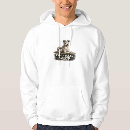 Pumi Dog – Curly Loud Perfect Hoodie (Vorderseite)