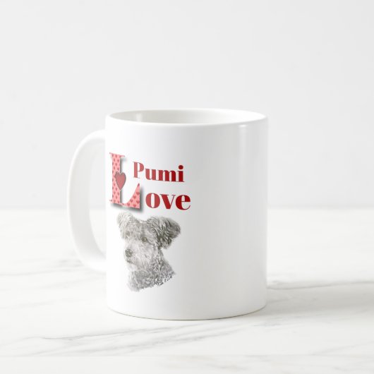 Pumi Kaffeetasse (Vorderseite Links)