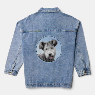 Pumi-Malerei - Süße originelle Hundekunst Jeansjacke