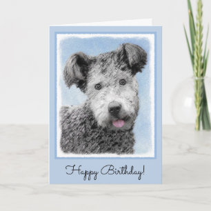 Pumi-Malerei - Süße originelle Hundekunst Karte