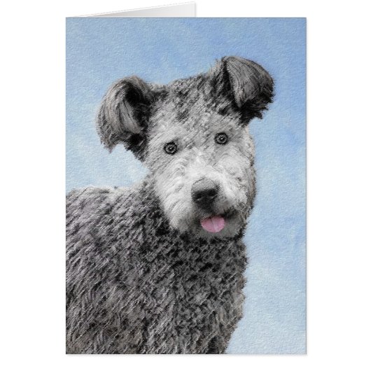 Pumi Painting - Niedliche Original Hunde Kunst (Vorne)