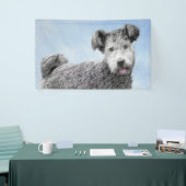 Pumi Painting - Niedliche Original Hunde Kunst Banner (Messeveranstaltung)