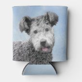 Pumi Painting - Niedliche Original Hunde Kunst Dosenkühler (Vorderseite)