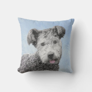 Pumi Painting - Niedliche Original Hunde Kunst Kissen
