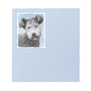Pumi Painting - Niedliche Original Hunde Kunst Notizblock