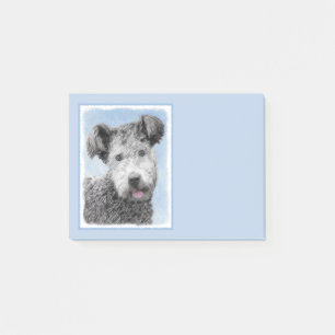Pumi Painting - Niedliche Original Hunde Kunst Post-it Klebezettel